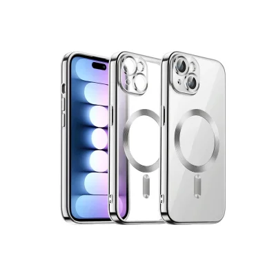 BUĞZ İphone 13 Kılıf Kross Magneticsafe Kapak - Titan Gri