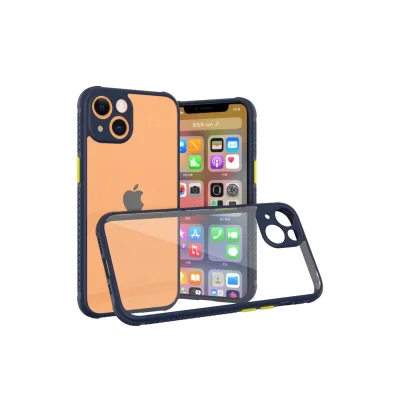 BUĞZ İphone 13 Mini Kılıf Miami Şeffaf Silikon - Lacivert