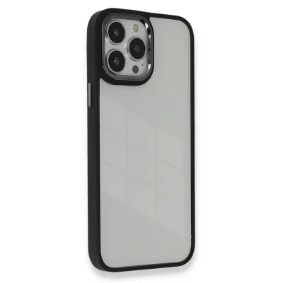 BUĞZ İphone 13 Pro Kılıf Dora Kapak - Siyah