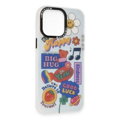 BUĞZ İphone 13 Pro Kılıf Estoril Desenli Kapak - Estoril - 15