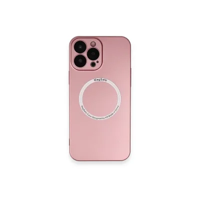 BUĞZ İphone 13 Pro Kılıf Jack Magneticsafe Lens Silikon - Rose Gold
