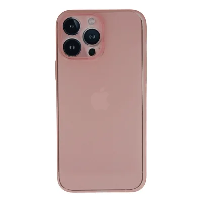 BUĞZ İphone 13 Pro Kılıf Pp Ultra İnce Kapak - Pembe