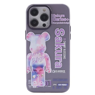 BUĞZ İphone 13 Pro Max Kılıf Prada Desenli Kapak - Prada Mor - 1