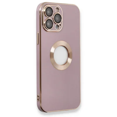 BUĞZ İphone 13 Pro Max Kılıf Store Silikon - Mor