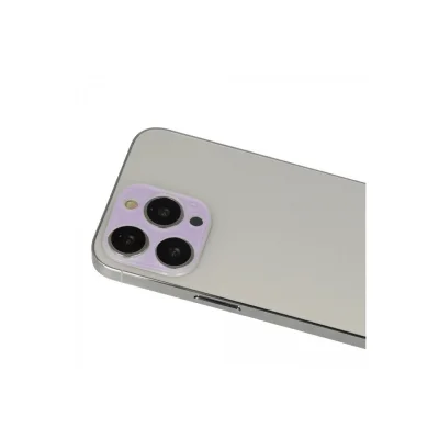 BUĞZ İphone 13 Pro Max Rainbow Kamera Lens Koruma Cam - Mor