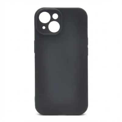 BUĞZ iPhone 13 Uyumlu Esnek Siyah Telefon Kılıfı