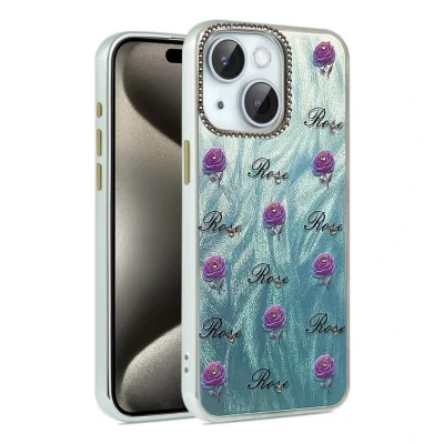 BUĞZ İphone 14 Kılıf Blade Aynalı Desenli Kapak - Desen 9