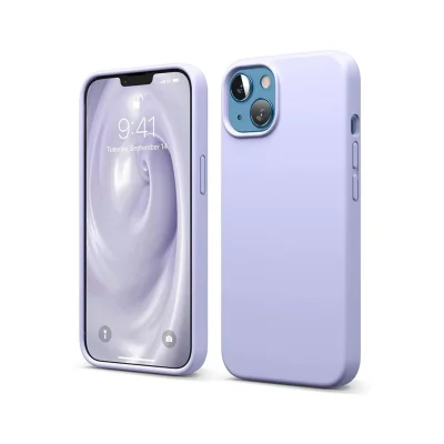 BUĞZ İphone 14 Kılıf First Silikon - Lila