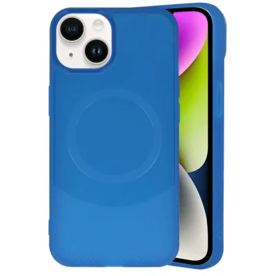 BUĞZ İphone 14 Kılıf Maya Karbon Kapak - Lacivert