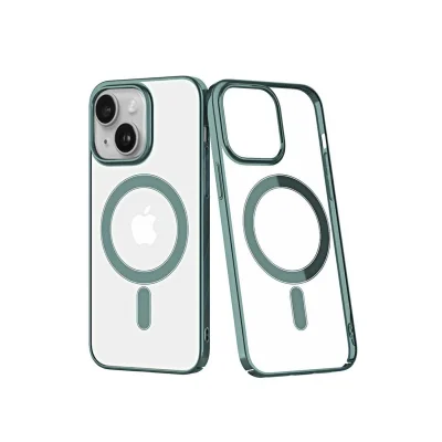 BUĞZ İphone 14 Plus Kılıf Element Magneticsafe Sert Kapak - Köknar Yeşili