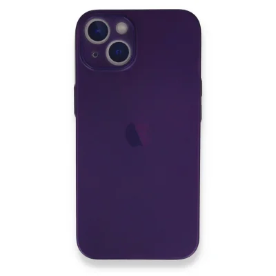 BUĞZ İphone 14 Plus Kılıf Pp Ultra İnce Kapak - Mor