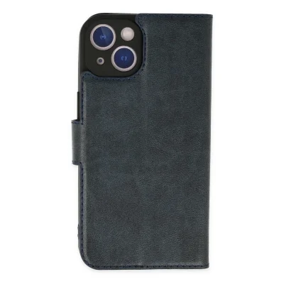 BUĞZ İphone 14 Plus Kılıf Trend S Plus Kapaklı Kılıf - Lacivert