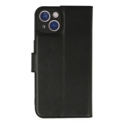 BUĞZ İphone 14 Plus Kılıf Trend S Plus Kapaklı Kılıf - Siyah