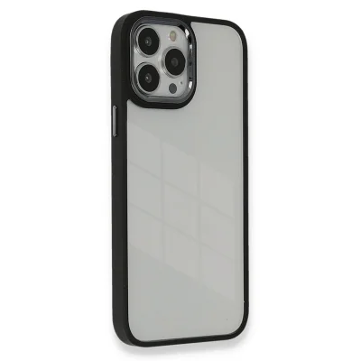 BUĞZ İphone 14 Pro Kılıf Dora Kapak - Siyah