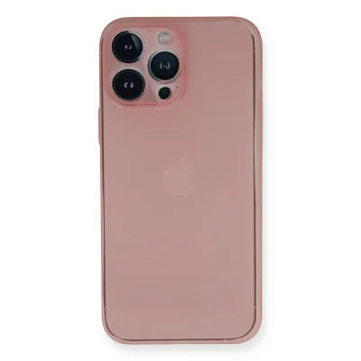BUĞZ İphone 14 Pro Kılıf Pp Ultra İnce Kapak - Pembe