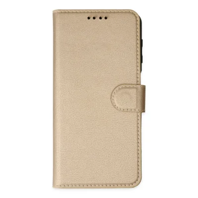 BUĞZ İphone 14 Pro Kılıf Trend S Plus Kapaklı Kılıf - Gold