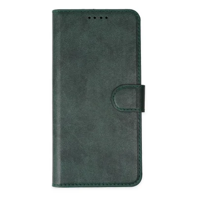 BUĞZ İphone 14 Pro Kılıf Trend S Plus Kapaklı Kılıf - Yeşil