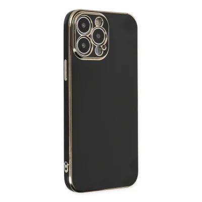 BUĞZ İphone 14 Pro Kılıf Volet Silikon - Siyah