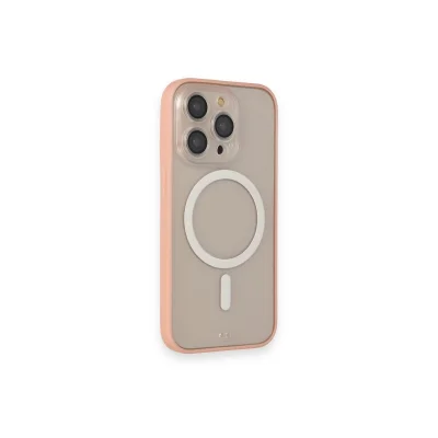 BUĞZ İphone 14 Pro Max Kılıf Grand Magneticsafe Kapak - Pembe