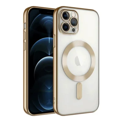 BUĞZ İphone 14 Pro Max Kılıf Kross Magneticsafe Kapak - Gold