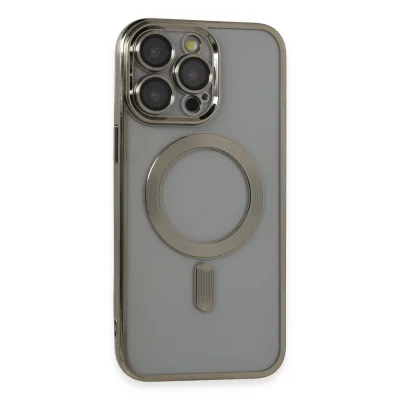 BUĞZ İphone 14 Pro Max Kılıf Kross Magneticsafe Kapak - Titan Gri