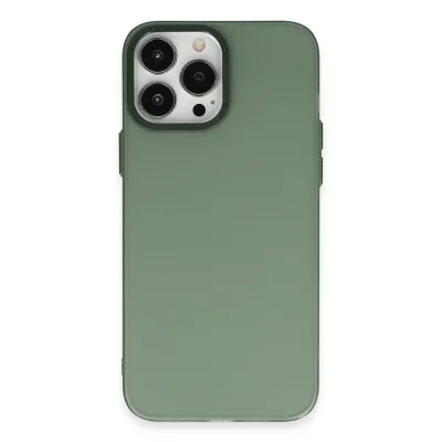 BUĞZ İphone 14 Pro Max Kılıf Modos Metal Kapak - Koyu Yeşil