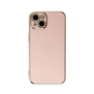 BUĞZ İphone 15 Kılıf Volet Silikon - Pembe