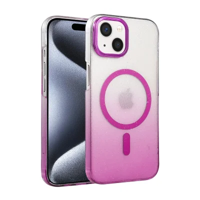 BUĞZ İphone 15 Plus Glossy Magsafe Kapak - Mor