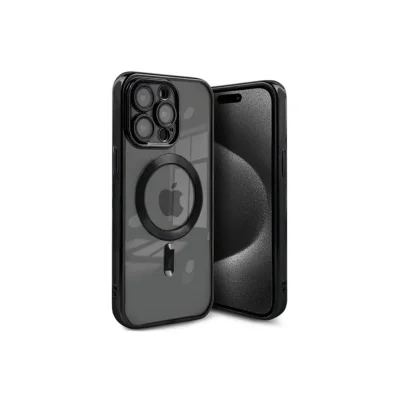 BUĞZ İphone 15 Pro Max Kılıf Kross Magneticsafe Kapak - Siyah