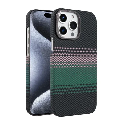 BUĞZ İphone 15 Pro Max Vega Magsafe Kapak - Yeşil