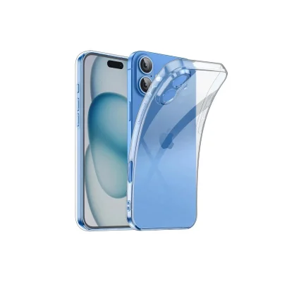 BUĞZ İphone 16 Kılıf Lüx Şeffaf Silikon
