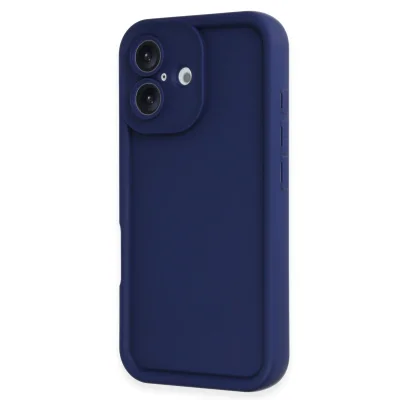BUĞZ İphone 16 Kılıf Viera Silikon - Lacivert