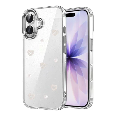 BUĞZ İphone 16 Plus Fiyonk Desenli Kapak - Desen 10