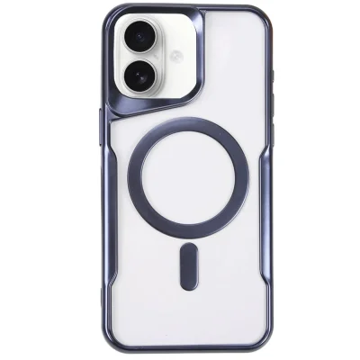 BUĞZ İphone 16 Plus Kılıf Boyi Magsafe Silikon Kapak - Lacivert