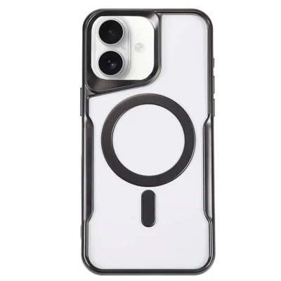 BUĞZ İphone 16 Plus Kılıf Boyi Magsafe Silikon Kapak - Siyah