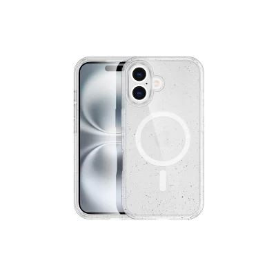 BUĞZ İphone 16 Plus Kılıf  Magsafe Kapak - Şeffaf