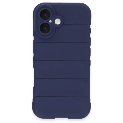 BUĞZ İphone 16 Plus Kılıf Optimum Silikon - Lacivert