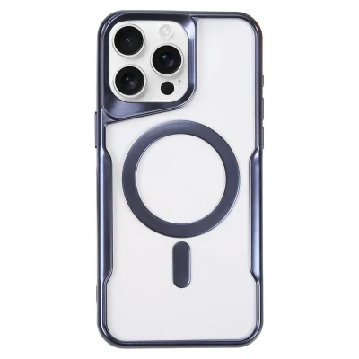 BUĞZ İphone 16 Pro Kılıf Boyi Magsafe Silikon Kapak - Lacivert