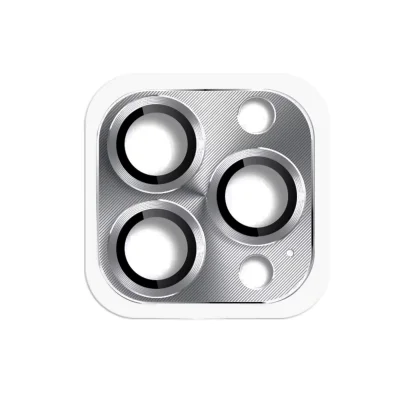 BUĞZ İphone 16 Pro Max Pers Alüminyum Kamera Lens - Gri