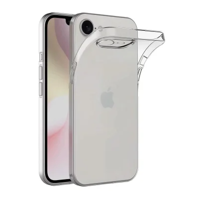 BUĞZ İphone 16e Kılıf Lüx Şeffaf Silikon