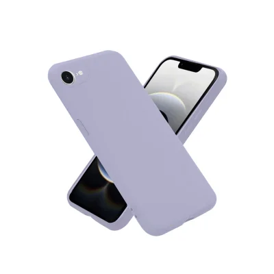 BUĞZ İphone 16e Kılıf Nano İçi Kadife Silikon - Lila