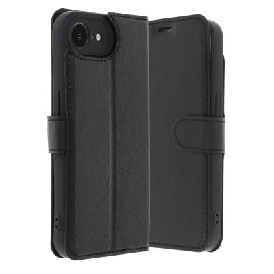 BUĞZ İphone 16e Kılıf Trend S Plus Kapaklı Kılıf - Siyah