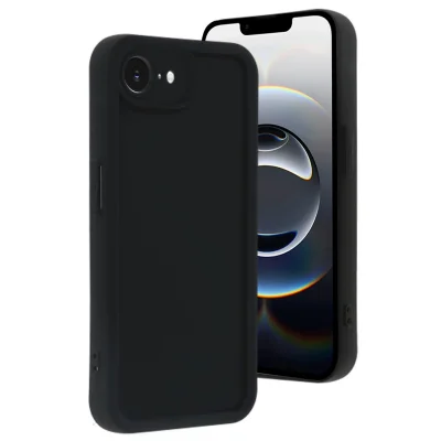 BUĞZ İphone 16e Kılıf Viera Silikon - Siyah