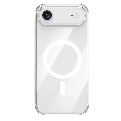 BUĞZ İphone 17 Air Kılıf Pc Real Magsafe Kapak - Şeffaf