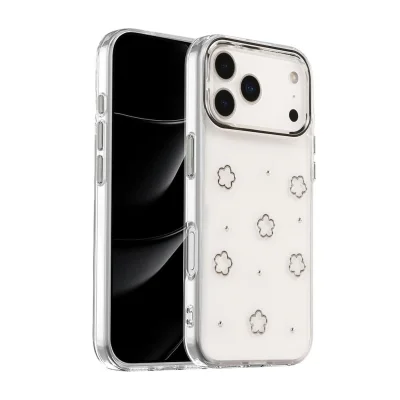 BUĞZ İphone 17 Pro Fiyonk Desenli Kapak - Desen 2