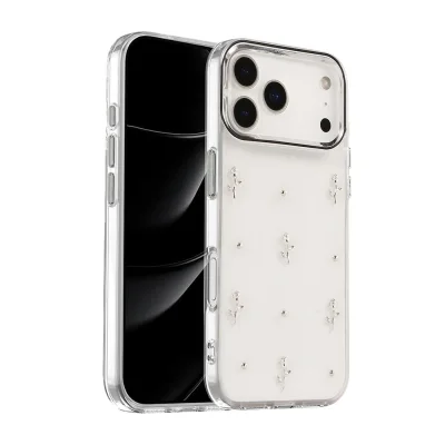 BUĞZ İphone 17 Pro Fiyonk Desenli Kapak - Desen 4