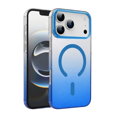 BUĞZ İphone 17 Pro Max Glossy Magsafe Kapak - Mavi