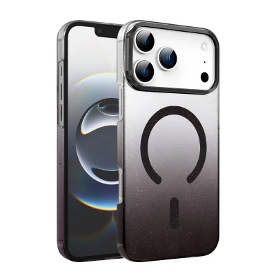 BUĞZ İphone 17 Pro Max Glossy Magsafe Kapak - Siyah