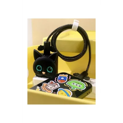 BUĞZ Iphone 18w/20w Uyumlu Şarj Aleti Kılıfı, Şarj Kablosu Örme Aparatı, Toparlayıcı,