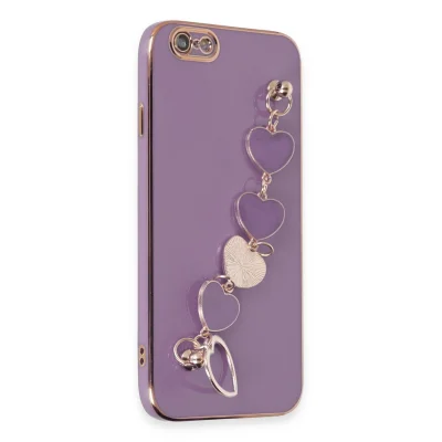 BUĞZ İphone 6 Kılıf Esila Silikon - Mor